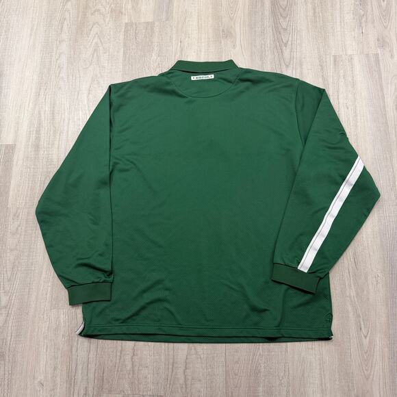 Vintage Nike Michigan State Spartans Rugby Polo Shirt Men's XL Green MSU NCAA - Picture 8 of 10